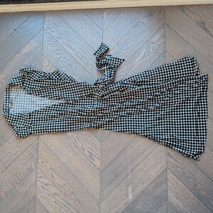 Vince Camuto Wrap Dress | Black & White Sundress | Size Small
